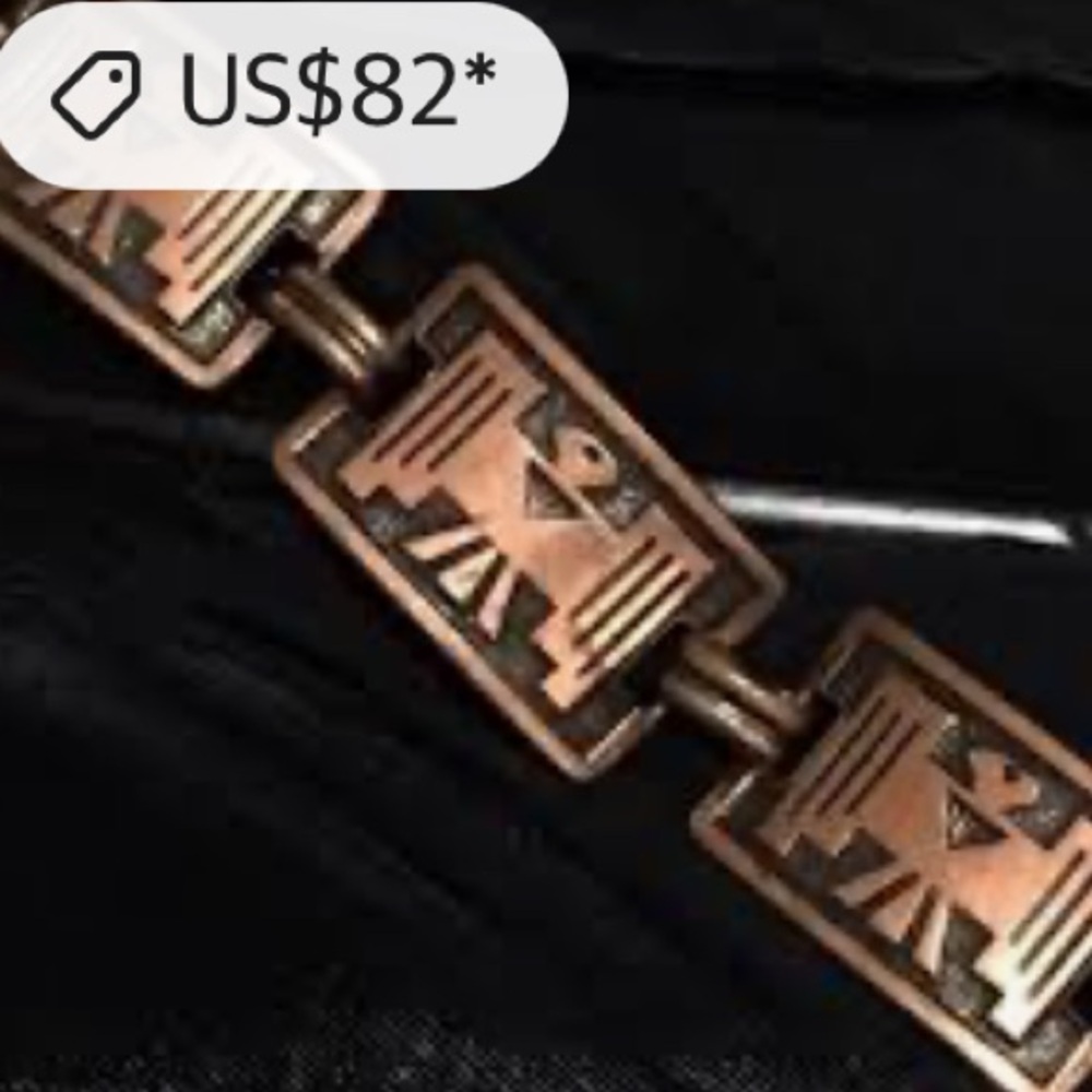 🖤Copper Spiritual Bird Panel Vintage bracelet - Picture 12 of 12